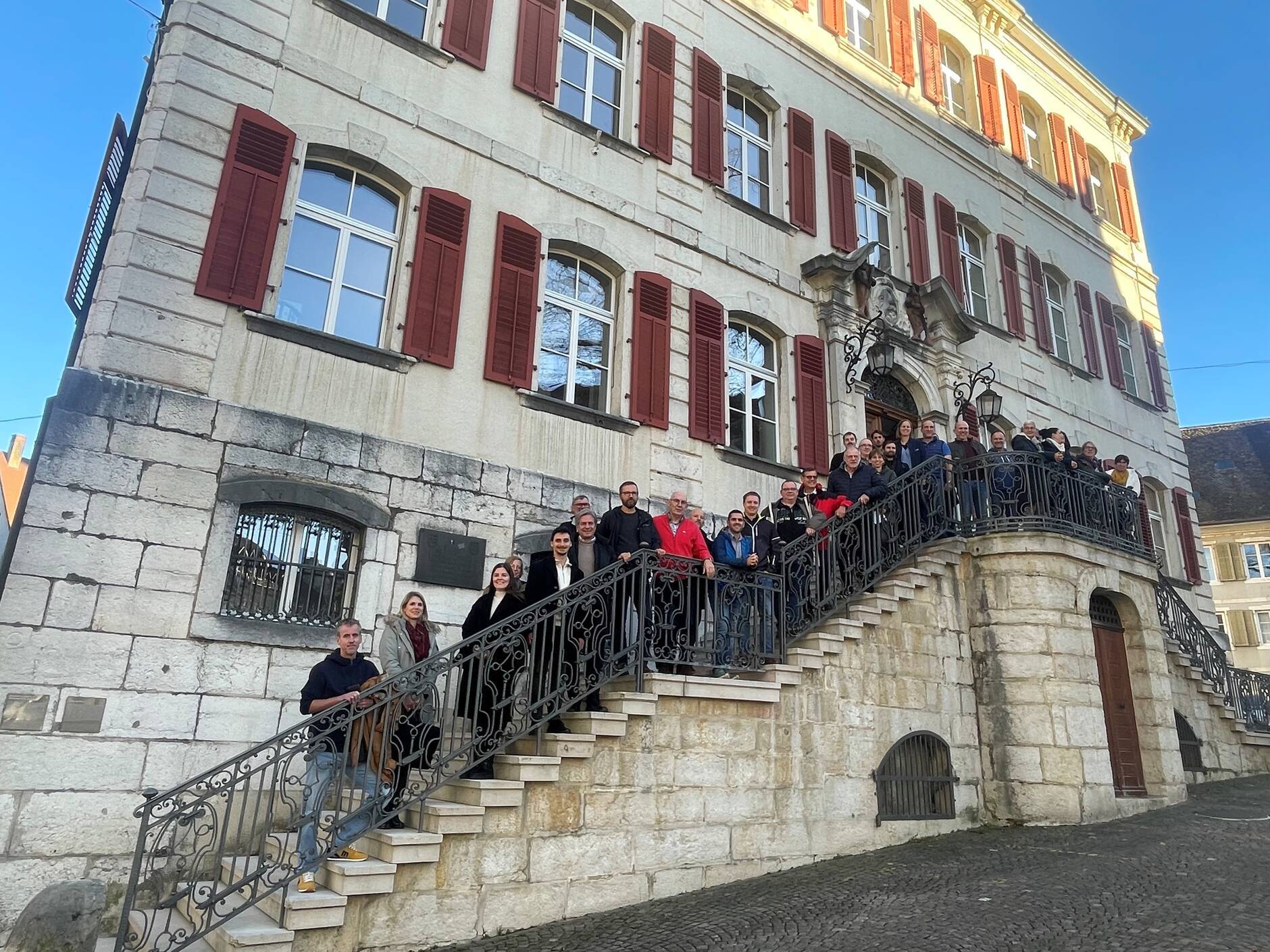 Visite d'une délégation luxembourgeoise