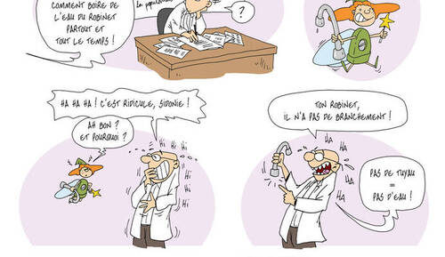 SIDONIE et l'eau du robinet, mars 2017