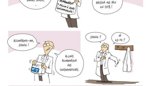 SIDONIE et la baisse des prix 2018, septembre 2017