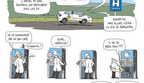 SIDONIE et l'Hôpital du Jura, avril 2016