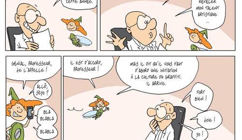 SIDONIE et les graffitis, août 2023