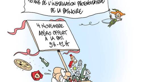 SIDONIE et les 10 ans de l'installation photovoltaïque de la patinoire, novembre 2023