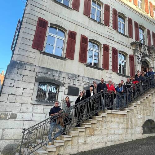 Label Cité de l'Énergie: visite d'une délégation luxembourgeoise